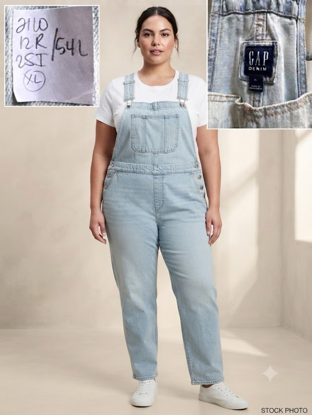 GAP Light Blue Denim Women's Overalls Jeans